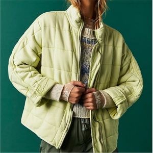 Dolman quilted free people jacket